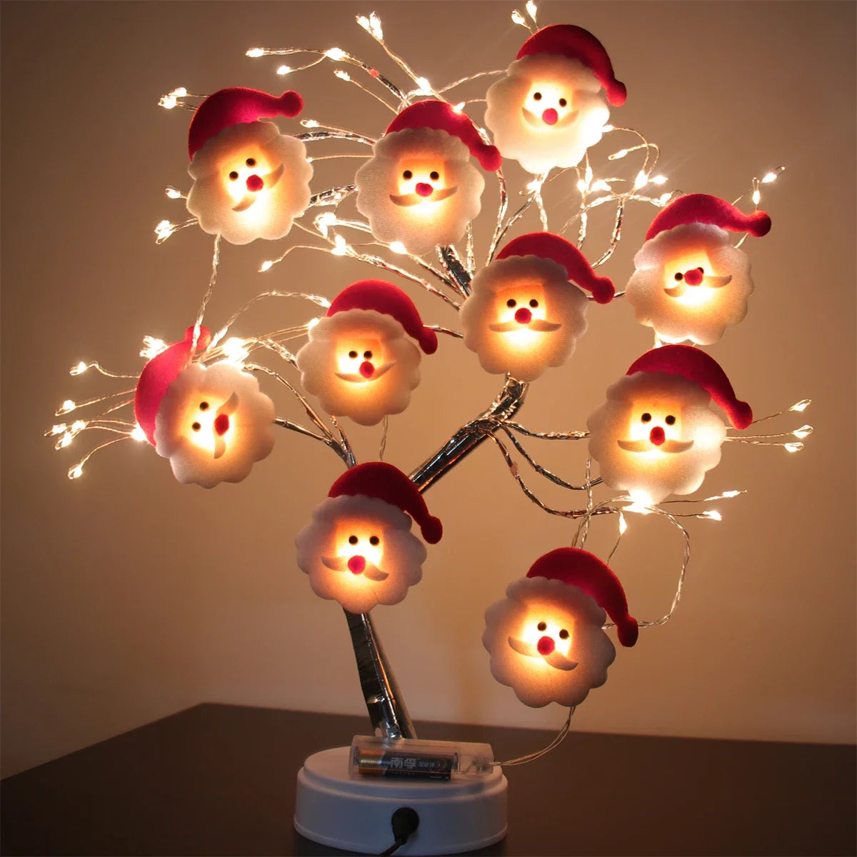 Snowman Christmas LED Garland String Lights, Merry Christmas Decorations for Home 2024, Christmas Tree Ornaments, Xmas Navidad Gifts