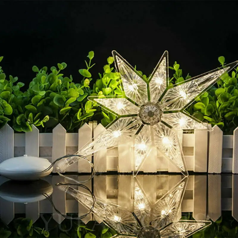 LED Christmas Snowflake Lights, Santa Hanging Sucker Lamp, Window Ornaments, Holiday Home Decor, Christmas Decorations